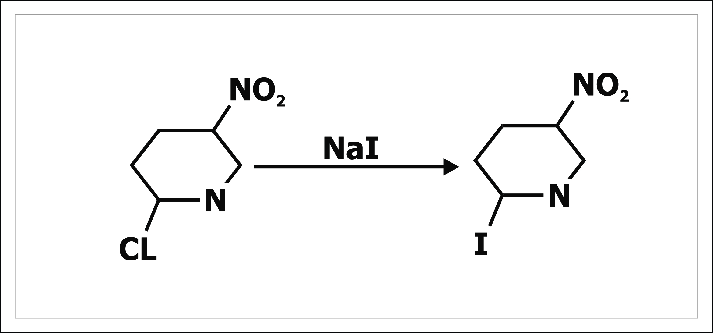 Halogen exchange reaction