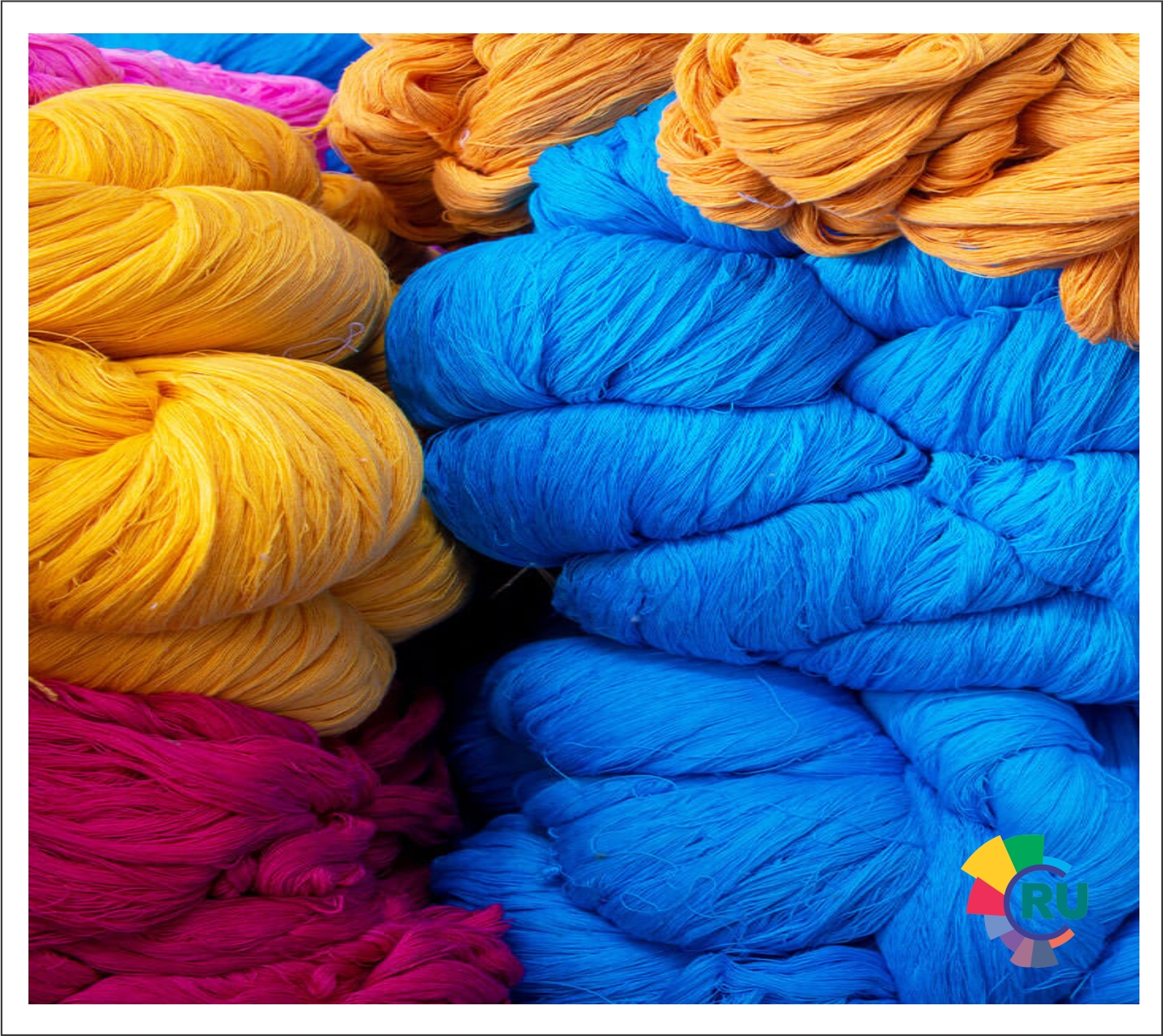 The affinity of the dye