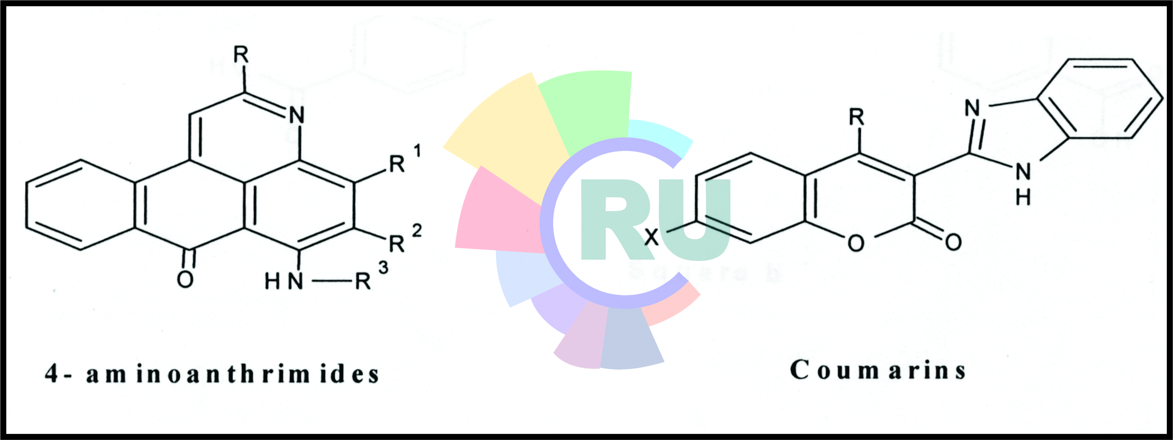 Coumarin and Antrimides Dyes